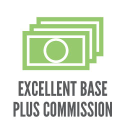 Excellent Base plus Commission