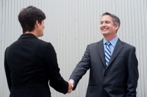 Shaking  Hands In Sales